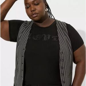 Torrid SIZE 6 Studio Luxe Ponte Tailored Vest